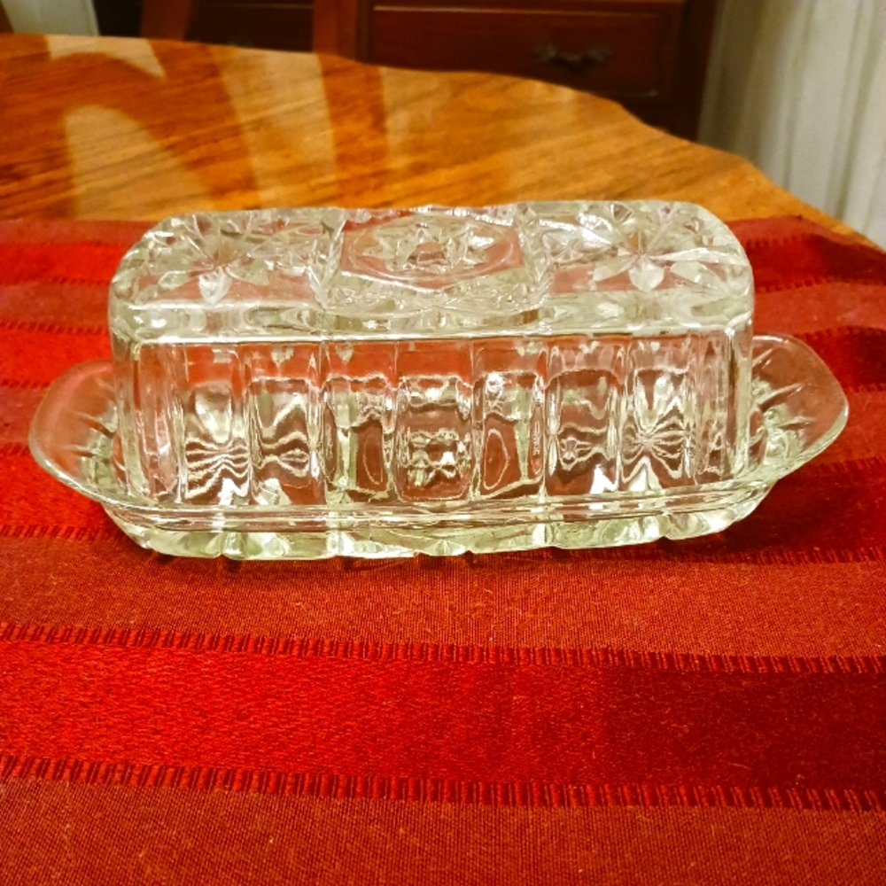 A butter dish